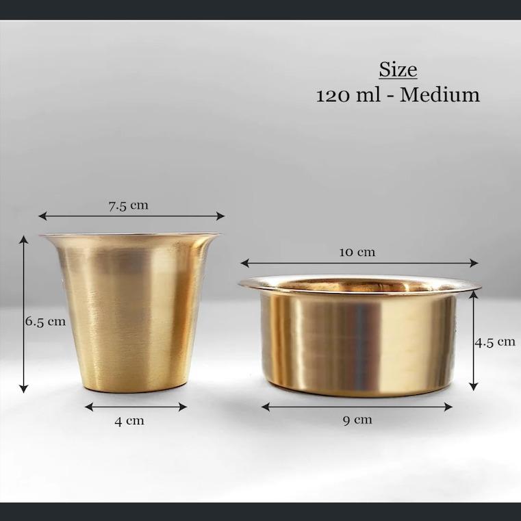 Brass Dabara Set